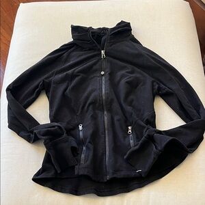 LULULEMON Black Women's Jacket w/ ruffle detail